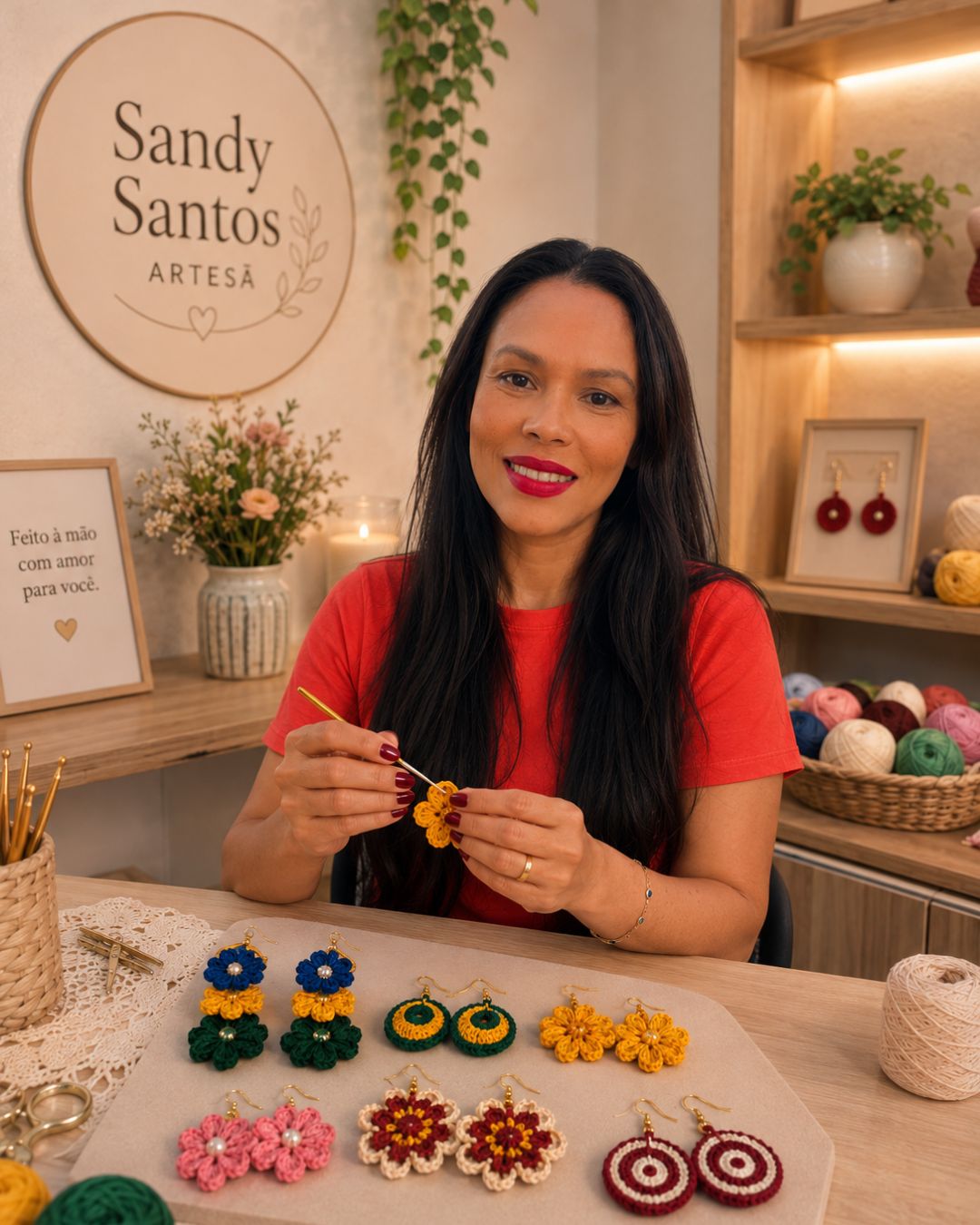 Sandy Santos, artesã